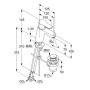 KLUDI PURE&EASY Однорычажный смеситель на умывальник 70, c донным клапаном, для безнапорных нагревателей