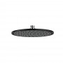 KLUDI A-QA Верхний душ, круглый, плоский, 250 мм, чёрный матовый/хром