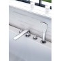 KLUDI AMEO 414240530 Однорычажный смеситель для ванны и душа на 4 отверстия