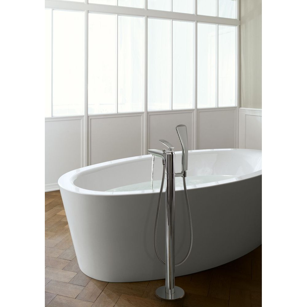 KLUDI BALANCE 52590575 Однорычажный смеситель для ванны и душа DN 15, для отдельно стоящих ванн